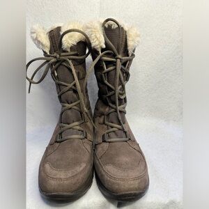 Columbia ski boots fur lined size 9 women